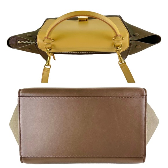 Celine Trapeze Tricolor 2-Way Bag - Picture 6 of 9